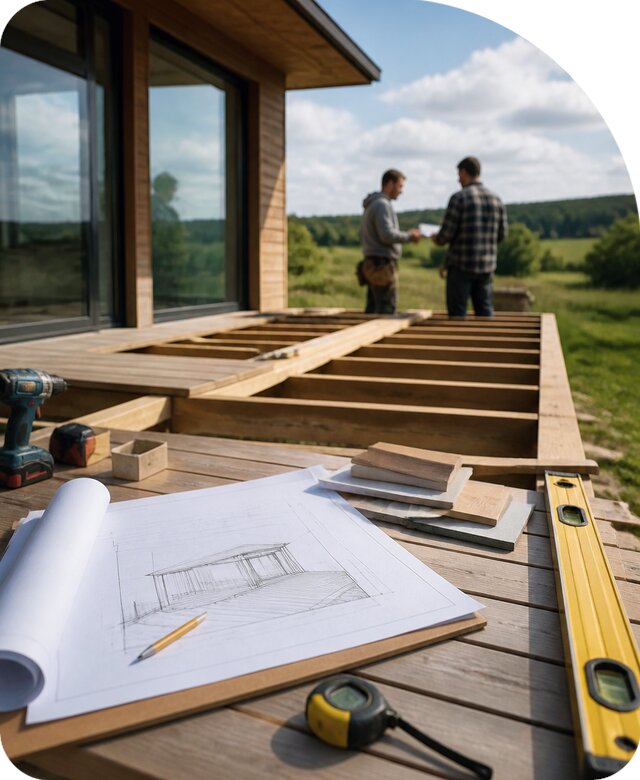 Проектирование террасы в Гатчине по цене от 7193 р. | РадиДОМА-Гтч